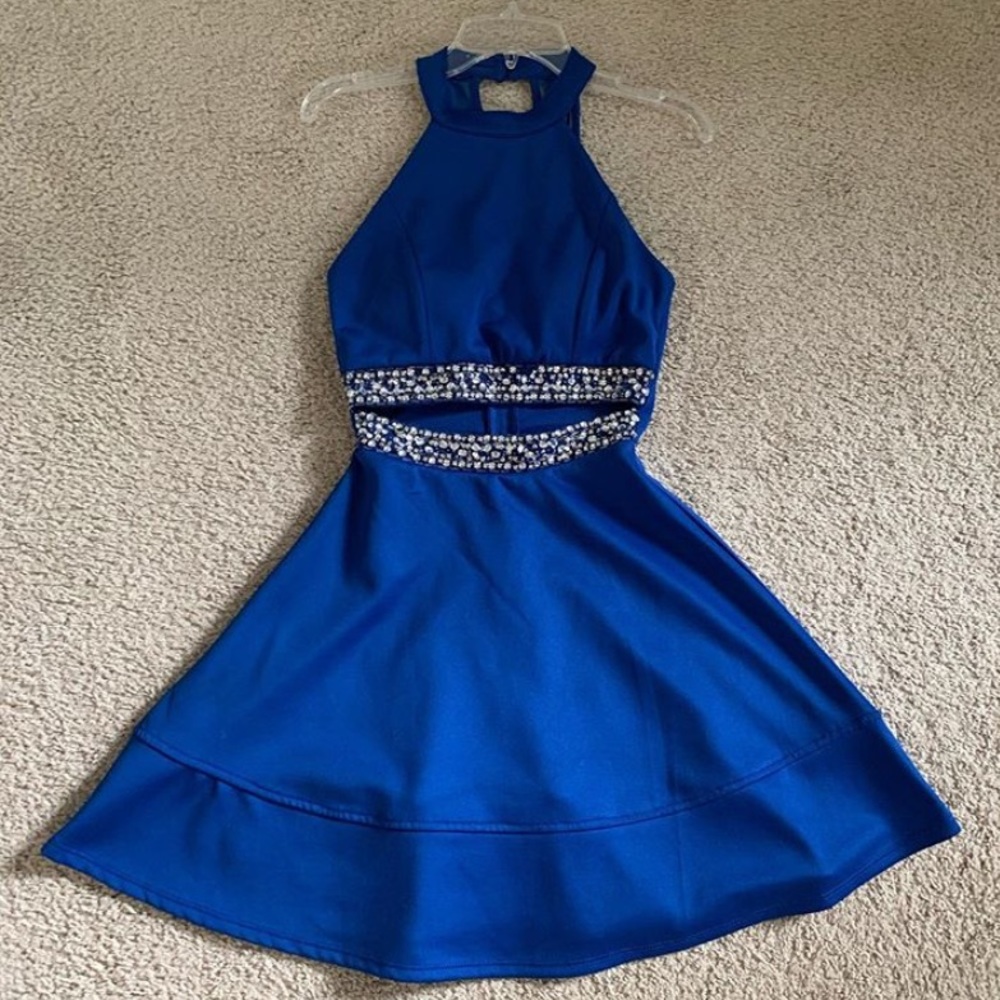 Blue dress